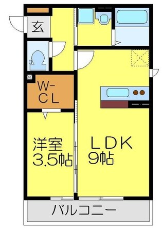 フェリーチェの物件間取画像